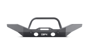 Jeep Wrangler JL Front Winch Bumper - Body Armor 4x4 - Full Width, 12,000lbs Winch Capacity - Black - `18-`21